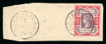 Stamp of Nigerias » Niger Coast Protectorate 1890 10d Jubilee tied by "OLD CALABAR RIVER" code C
