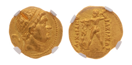 Greco-Bactrian Kingdom, Diodotus I Soter (c. 255-235 BC), AV stater 8.33 g.