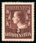 Stamp of Liechtenstein Liechtenstein: 1917-1977. Mint **/* collection (mainly ** MNH). With many complete sets