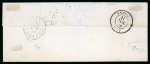 Stamp of France » Empire 1853-1862 1859, Cad Camp de Satonay + losange CDS sur lettre n°14