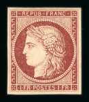 Stamp of France » Collections 1849-1870, bel ensemble d'une trentaine de classiques