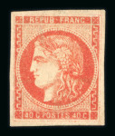 Stamp of France » Collections 1849-1870, bel ensemble d'une trentaine de classiques