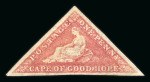 Stamp of South Africa » Cape of Good Hope Cape of Good Hope 1855-63 1d x 3 unused