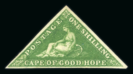 Stamp of South Africa » Cape of Good Hope Cape of Good Hope 1855-63 1s shades x 3 unused