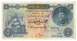 Egypt, 5 pounds 1946-1964, ten banknotes: 1946,. 1952, 1964