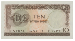 Egypt,  10 pounds 1946-1965; Pick 41, Hanafy M6.