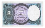 Egypt 5 piastres 1940 (n.d. 2002); Pick 190 Ab, signature Hassanein