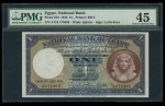 Egypt 1 pound 1930 (1948); Pick 22d, Hanafy M5 (1 L.E.f),