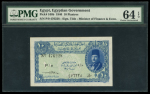 Egypt 10 piastres 1944, two banknotes; Pick 168a and 168b