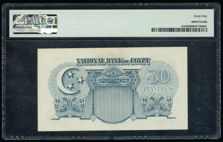 Egypt 50 piastres 1935 (1947-1950); Pick 21 d.