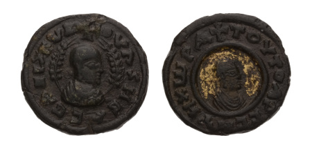 Kingdom of Aksum, Ouazebas late 4th century, AE 2.23 g. 