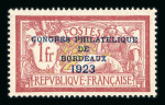 Stamp of France » Émissions à partir de 1900 1923-1937, Congrès de Bordeaux x 10 ex, Congrès du
