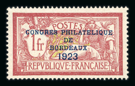Stamp of France » Émissions à partir de 1900 1923-1937, Congrès de Bordeaux x 10 ex, Congrès du