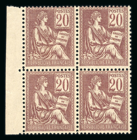 Stamp of France » Collections 1900-1960, beau lot de 65 timbres tous en blocs de
