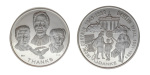 Hungary 1990, commemorative coin, Dismantling the Iron Curtain, 155 g.