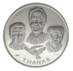 Hungary 1990, commemorative coin, Dismantling the Iron Curtain, 155 g.