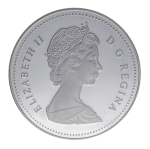 United States and Canada 1971-19990, small group of 6 silver coins in mint or proof