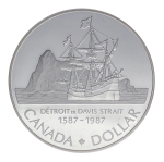 United States and Canada 1971-19990, small group of 6 silver coins in mint or proof