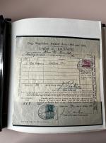 Stamp of Ireland » Revenues & Fiscals » Embossed Stamp Duty 1894-1936 Old-time attractive collection of 33 documents,