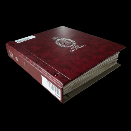 Stamp of Ireland » Revenues & Fiscals » Embossed Stamp Duty 1774-1838 General Duty: Old-time attractive collection of 20 documents, 43 fragments, all mounted on album pages, some being knowledgeable written up in pencil, showing mostly uncoloured or blue embossed impressions, wit