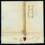 Stamp of Ireland » Postal History (Arranged alphabetically by County) Offaly - Clara: 1832-49 Selection of ten covers mounted on album pages, showing CLARA linear in black (4), CLARA/PENNY POST in black, red (2) and blue (3) etc., all strikes are fair to fine (10)