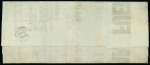 Stamp of Ireland » Pre-Stamp Postal History » Postal Reform Period 1841 (15.5) Large folded advertising poster from the Office of Ordnance CONTRACT FOR FUEL AND CANDLES FOR ONE YEAR, from Dublin to Moy, Co. Tyrone, bearing red boxed Dublin Paid ds and clear oval ORDNANCE/OFFICE/PAID alo