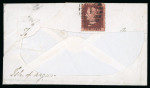 Stamp of Ireland » Postal History (Arranged alphabetically by County) Down: 1868 (30.4) Envelope from Co.Down addressed to a member of the Royal Family (address panel removed) at the Isle of Wight and sent under cover 'Secretary General Post Office London' as confirmed by the very rare 2-l