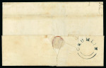 Stamp of Ireland » Postal History (Arranged alphabetically by County) Antrim - Receiving Houses: 1835-59 Selection of twenty covers, all mounted on album pages, showing an array of receivers including undated circular WHITE ABBEY/BELFAST, linear TOOMEBRIDGE in black, italic Portrush/Colera