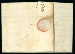 Stamp of Ireland » Pre-Stamp Postal History » Early Period - 1657-1784 1710 Entire written in Flemish from Cork and addressed to Monsieur Moentach, Marchand à Bruges, in Belgium, showing bottom left manuscript "Post PD 10d" and further "6", plus small linear CORK in black, also 1732 entire 