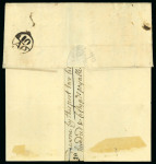Stamp of Ireland » Pre-Stamp Postal History » Early Period - 1657-1784 1710 Entire written in Flemish from Cork and addressed to Monsieur Moentach, Marchand à Bruges, in Belgium, showing bottom left manuscript "Post PD 10d" and further "6", plus small linear CORK in black, also 1732 entire 