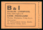 Stamp of Ireland » Booklets 1948-62 2s6d booklets, serial no. 36-53 (3), 3s booklet,