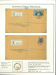 Stamp of Ireland » 1922-49 Dublin Government Printing Works Issues 1929 Daniel O'Connell attractive specialised assembly neatly mounted and written up on six album pages, with complete sets of mint and used, two registered covers with a complete set between them, all tied by WESTMORELAN