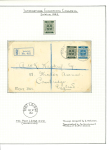 Stamp of Ireland » 1922-49 Dublin Government Printing Works Issues 1932 Eucharistic Congress attractive specialised assembly neatly mounted and written up on five album pages, with mint and used sets, and two sets tied on separate covers by 12.MY.32 first day cancels, plus used bottom l