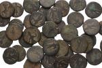 India, Kushan, Kanishka I (c. 127-150 AD), group of 40 bronze drachms (c 4-4.4 g.)