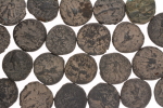 India, Kushan, Kanishka I (c. 127-150 AD), group of 24 bronze tetradrachms (c 10.50-15 g.)