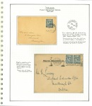 Stamp of Ireland » Definitives 1922-68 An attractive specialised collection neatly mounted and beautifully written up on 64 album pages, being housed in one Spring back album, showing a fine array of the First and Second definitives with both SE and E