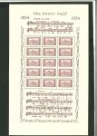 Stamp of Czechoslovakia » Czechoslovakia 1918-1939 Czechoslovakia 1934, Kde domov muj sheets, unused as issued
