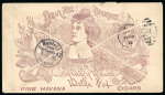 Stamp of Thematics Thematics: Accumulation on stock pages in box, much relating to advertising