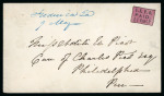 Stamp of United States » Collections 1851-65 collection in stockbook with a fine range of classics, locals and Civil War items