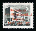 Stamp of Hungary 1956 Sopron local issue complete set of 25 very fine mint n.h.