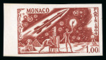 Stamp of Colonies françaises » Monaco 1950-2000, exceptionnel ensemble de centaines de timbres non dentelés, blocs spéca