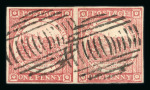 Stamp of Australia » New South Wales 1850 Sydney View collection of 21 singles, 1 cover, 4 pairs and a strip of three