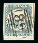 Stamp of Australia » New South Wales 1850 Sydney View collection of 21 singles, 1 cover, 4 pairs and a strip of three