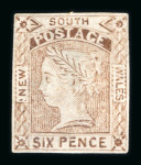 Stamp of Australia » New South Wales NSW 1851-1907 substantial used collection neatly presented on pages in binder, the early imperforate issues well represented