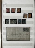 Stamp of Australia » Victoria Victoria 1850-1900 used collection in stockbook with "Half Lengths"