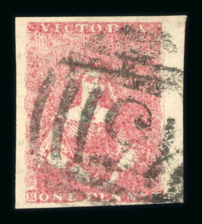 Stamp of Australia » Victoria Victoria 1850-1900 used collection in stockbook with "Half Lengths"