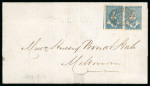 Stamp of Australia » Victoria Victoria 1850-1900 used collection in stockbook with "Half Lengths"