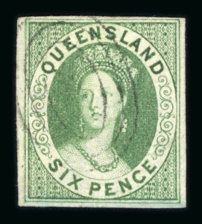 Stamp of Australia » Queensland Queensland 1860-1907 used collection in stockbook