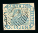 Stamp of Australia » Western Australia Western Australia 1854-1910 collection in stockbook with a range of used "Swans"