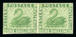 Stamp of Australia » Western Australia Western Australia 1854-1910 collection in stockbook with a range of used "Swans"